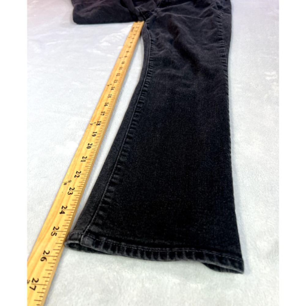 Gap Jeans Womens 10 P Faded Black Denim Classic Straight Mid Rise Stretch - Picture 14 of 14
